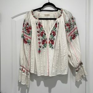 Ulla Johnson embroidered top